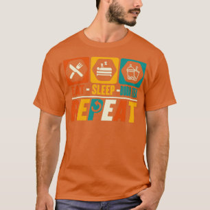 T-shirt Mangez Sleep Boba Thé Répéter Funny Boba Bubble Th