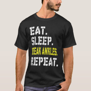T-shirt Mangez Sleep Break Ankles Répéter T Basketball