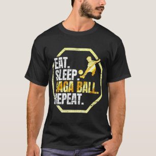 T-shirt Mangez Sleep Gaga Ball Répéter