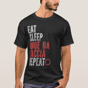 T-shirt Mangez Sleep Oboe da caccia Répéter