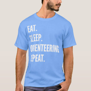 T-shirt Mangez Sleep Orienteering Répétez le cadeau de pas