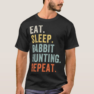 T-shirt Mangez Sleep Rabbit Chasse Répéter Funny Rabbit Ch