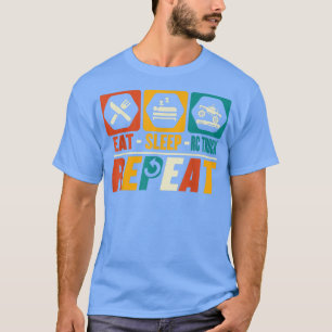 T-shirt Mangez Sleep Rc Truck Repeat - Funny Remote Contro