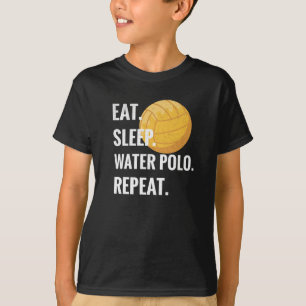 T-shirt Mangez Sleep Water Polo Répétez Water Polo Playe
