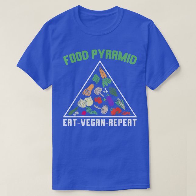 T-shirt Mangez Vegan Répéter Veganisme végétarien Vert sai (Design devant)