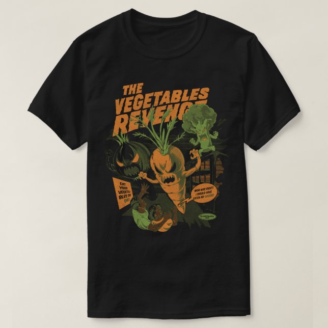 T-shirt Mangez vos légumes (Design devant)