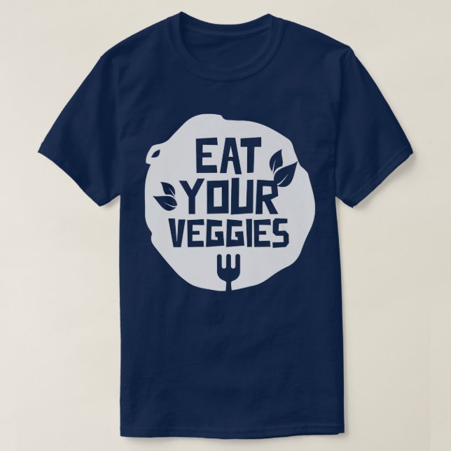 T-shirt Mangez vos légumes Légume Garden Plan végétarien (Design devant)