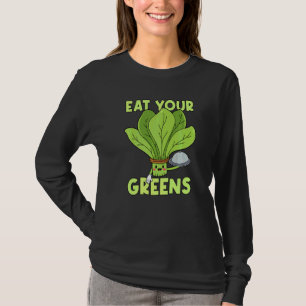 T-shirt Mangez vos verts Kale Spinach