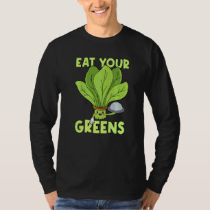 T-shirt Mangez vos verts Kale Spinach