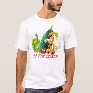 T-shirt Mangez votre chemise de légume