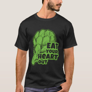 T-shirt Mangez Votre Coeur En Vegan Artichoke Artichoke He
