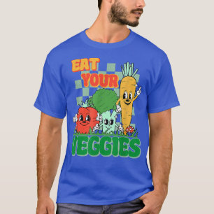T-shirt Mangez votre Légume Farmer Market World Végétarien