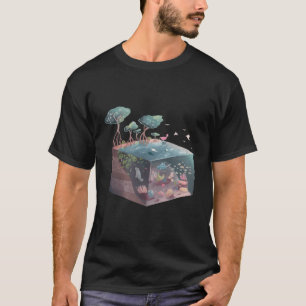 T-shirt Mangrove issométrique Coral Reef Aménagement de l'