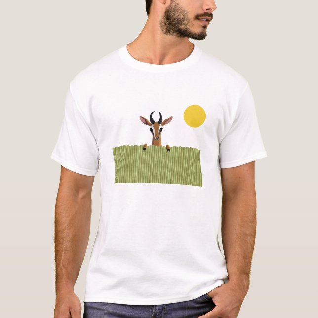 T-shirt Mangue le coup d'oeil de gazelle (Devant)