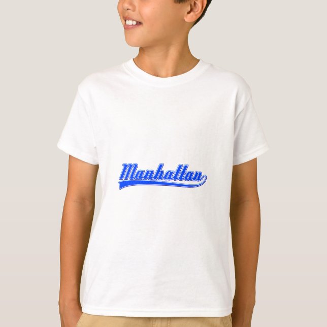 T-shirt Manhattan avec lave (Devant)