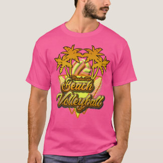 T-shirt Manhattan Beach Volleyball Californie Fun Sun en T