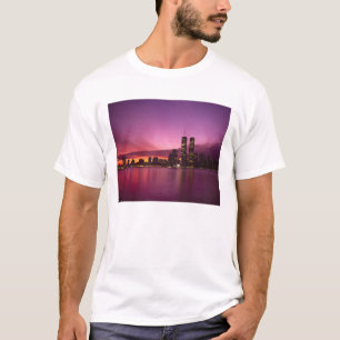 T-shirt Manhattan Skyline et Hudson River, New York,
