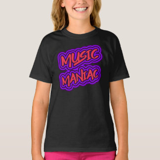 T-SHIRT MANIAQUE DE MUSIQUE