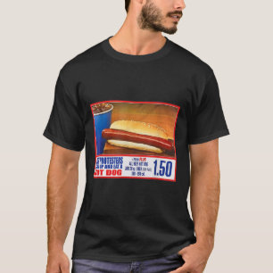 T-shirt Manifestants Taisez-Vous Et Mangez Un Hot Dog Drôl