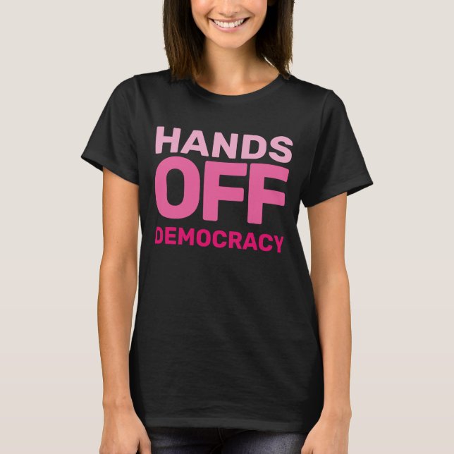 T-shirt Manifestation anti-Trump contre les droits civique (Devant)