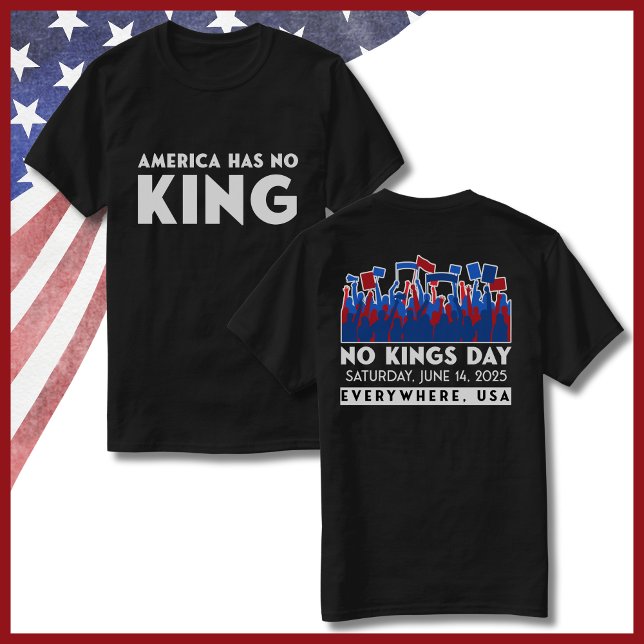 T-shirt Manifestation de la fête des rois 14 juin 2025 (No Kings Day June 14, 2025 Protest Rally Shirt)