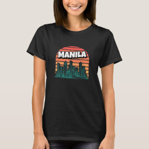 T-shirt Manille Retro Philippines Voyage Vintage philippin