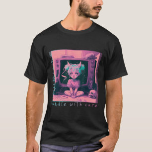 T-shirt Manipuler avec soin Pastel Goth Kawaii Anime Menhe