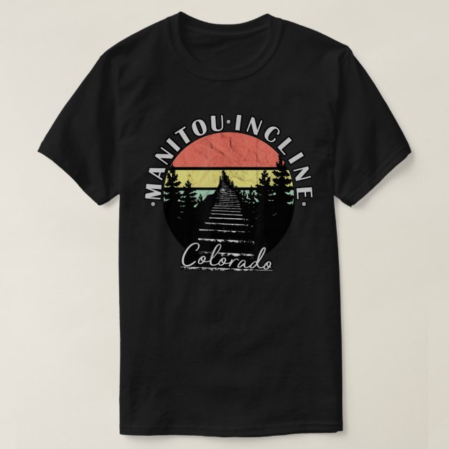 T-shirt Manitou Incline Colorado Springs (Design devant)