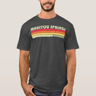 T-shirt MANITOU SPRINGS CO COLORADO Funny City Accueil Cad