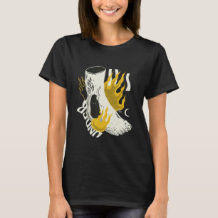 T-shirt Manly Pied Effrayant Surreal Eyes Diable