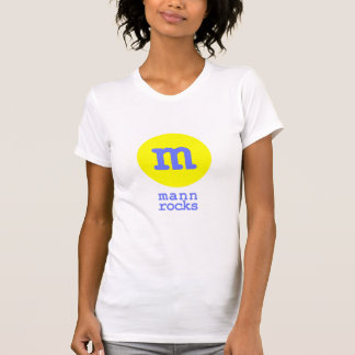 T-shirt Mann bascule (blanc/jaune/bleu)
