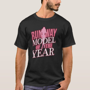 T-shirt Mannequin de l'année Défilé de mode Catwalk Des