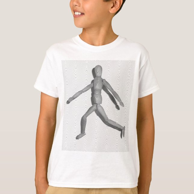 T-shirt Mannequin humain en bois (Devant)