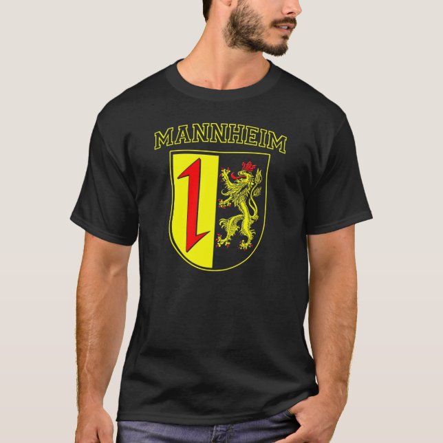 T-shirt Mannheim Allemagne Wappen/Crest (Devant)
