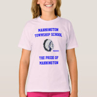 MANNINGTON ÉCOLE DE TOWNSHIP FILLES TEE - SHIRT RI