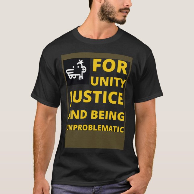 T-shirt Manny Drapeau pour l'Unité, la Justice et l'Unprob (Devant)
