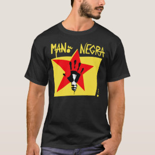 T-shirt Mano Negra Cool Vintage Hommes Vintage Retro Styl