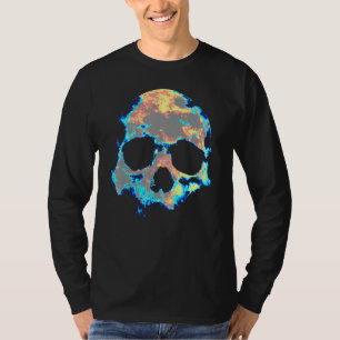 T-shirt Mans morts Crâne mort Squelette tête os Cool Sku