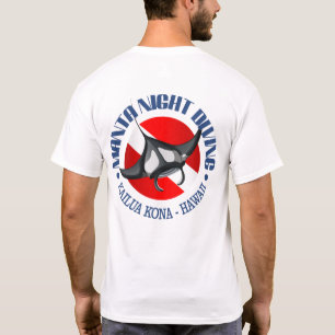 T-shirt Manta Night Diving (Kailua Kona)