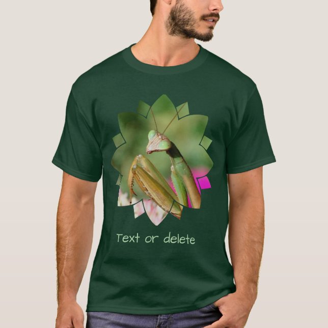 T-shirt Mante religieuse personnalisée (Devant)
