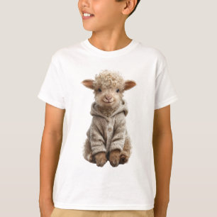 T-shirt Manteau Confortable Bébé Agneau Enfants