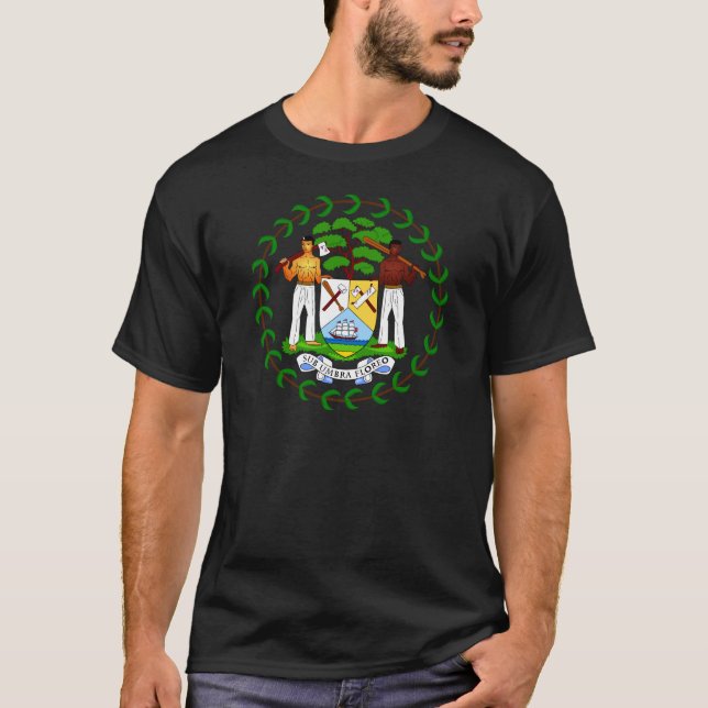 T-shirt Manteau de Belize des bras (Devant)