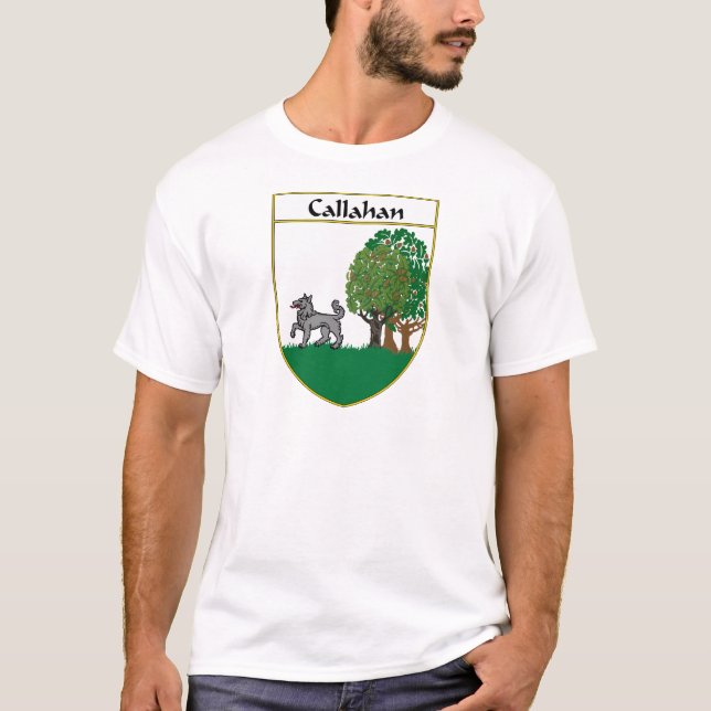T-shirt Manteau de Callahan des bras/de crête de famille (Devant)