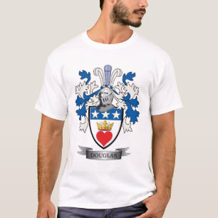 T-shirt Manteau de crête de famille de Douglas des bras
