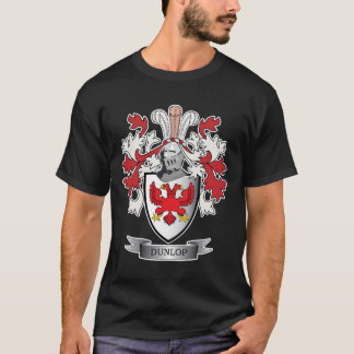 T-shirt Manteau de crête de famille de Dunlop des bras