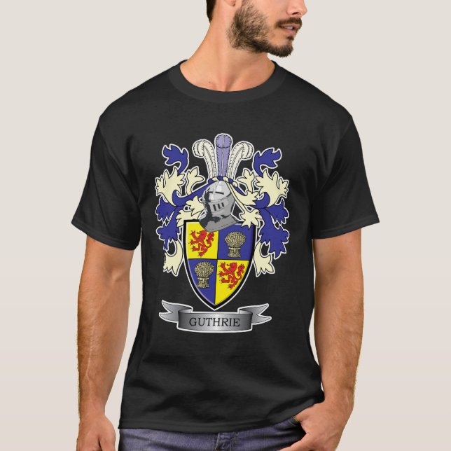 T-shirt Manteau de crête de famille de Guthrie des bras (Devant)