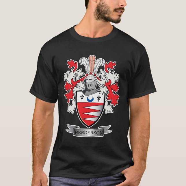 T-shirt Manteau de crête de famille de Henderson des bras (Devant)