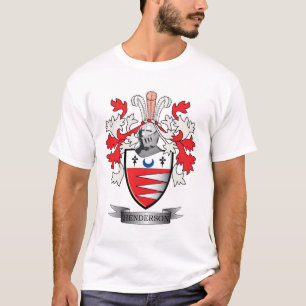 T-shirt Manteau de crête de famille de Henderson des bras