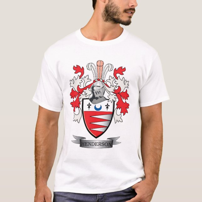 T-shirt Manteau de crête de famille de Henderson des bras (Devant)