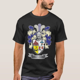 T-shirt Manteau de crête de famille de MacLean des bras